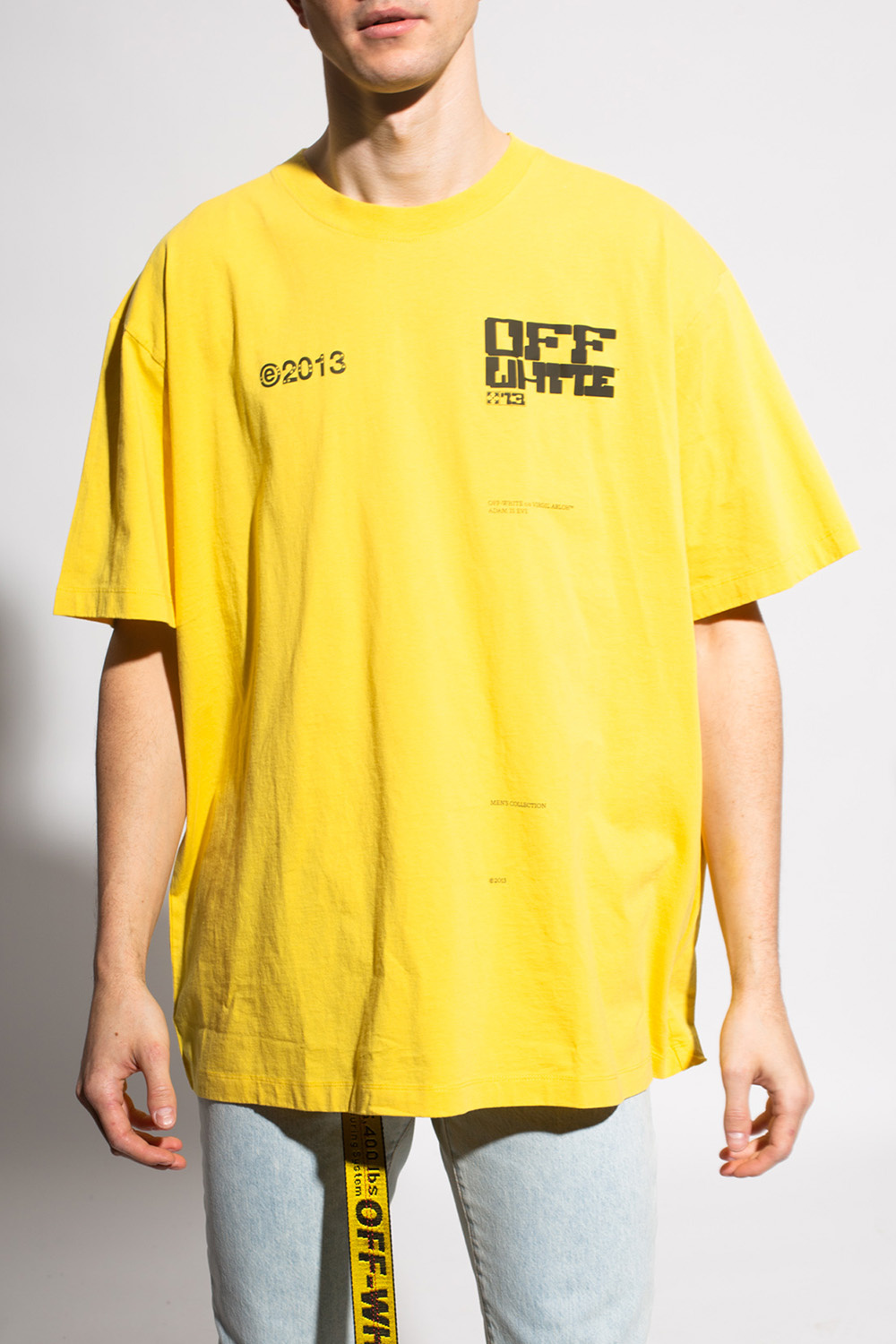 Off white t outlet shirt yellow